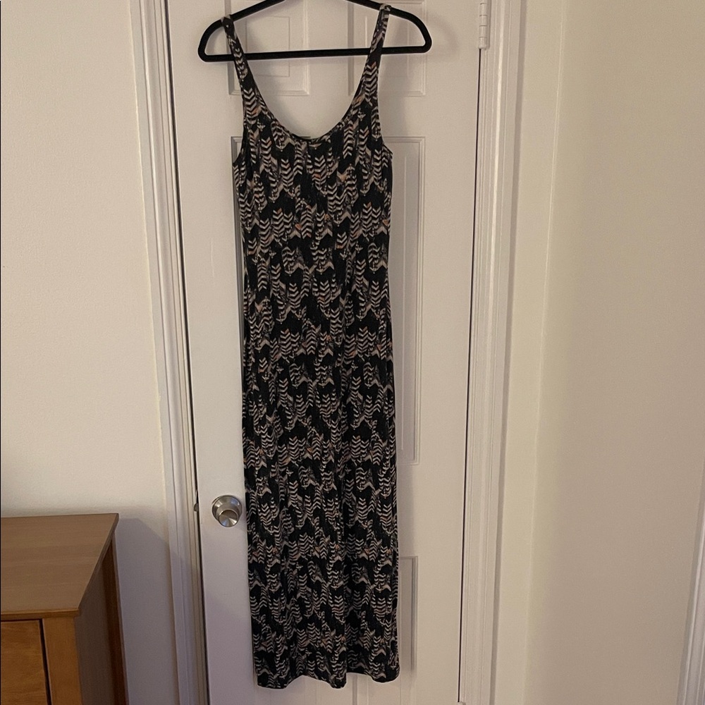 Urban Outfitters Black and Cream Maxi Dress
